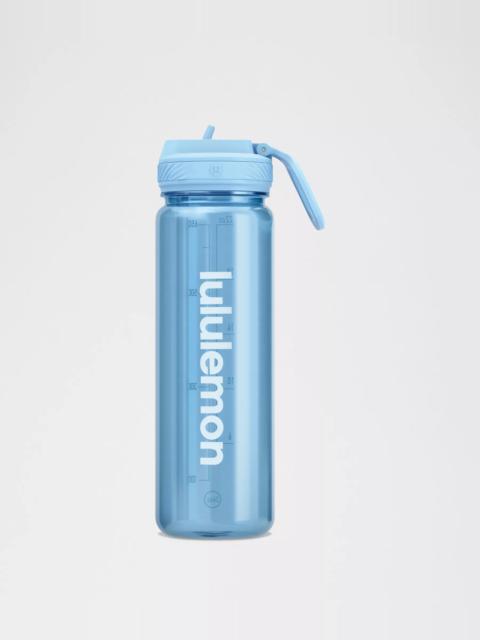 lululemon Back to Life Clear Bottle 24oz *Straw Lid
