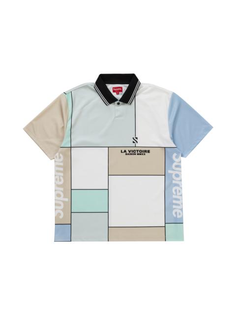 Supreme Supreme Colorblocked Soccer Polo Grey