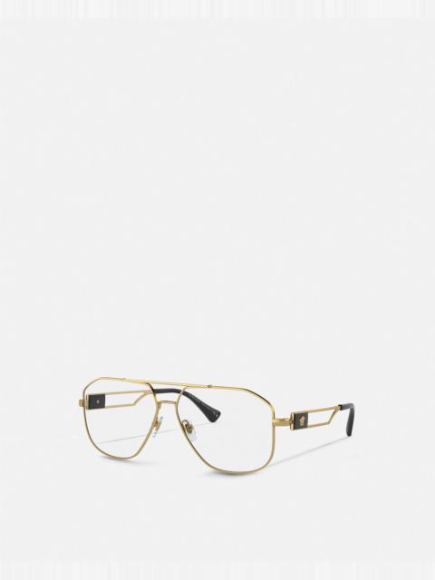 VERSACE Metal Glasses