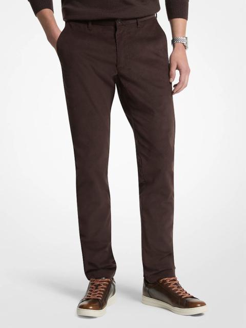 MICHAEL KORS Slim-Fit Cotton Blend Corduroy Pants