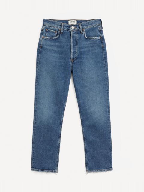 AGOLDE Riley High-Rise Straight Crop Jeans