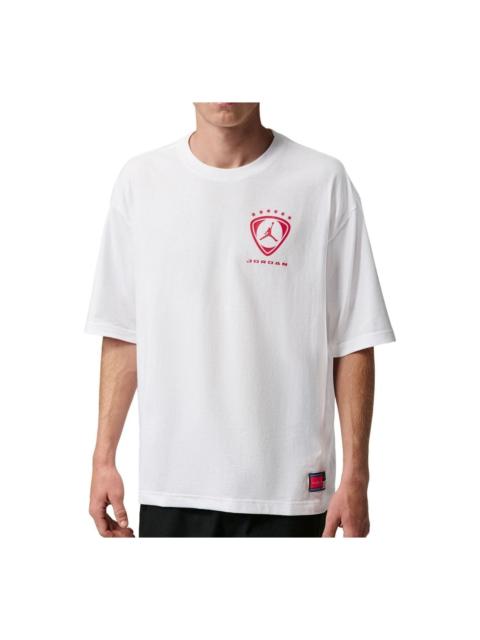 Jordan Jordan Brooklyn T-Shirt 'White University Blue' IO0010-100