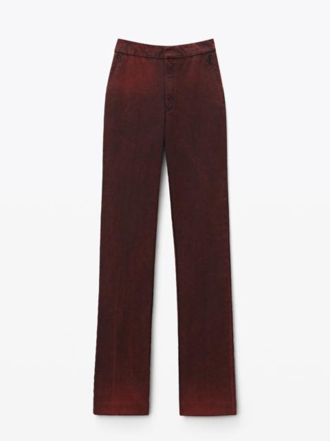 Alexander Wang SLIM STRAIGHT PANT IN ACID OVERDYE DENIM