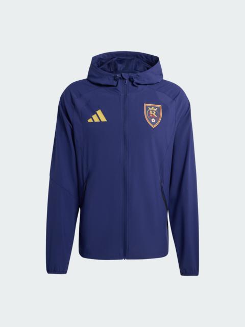 adidas Real Salt Lake Tiro Tech Full Zip Windbreaker