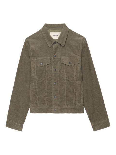Zadig & Voltaire corduroy shirt jacket