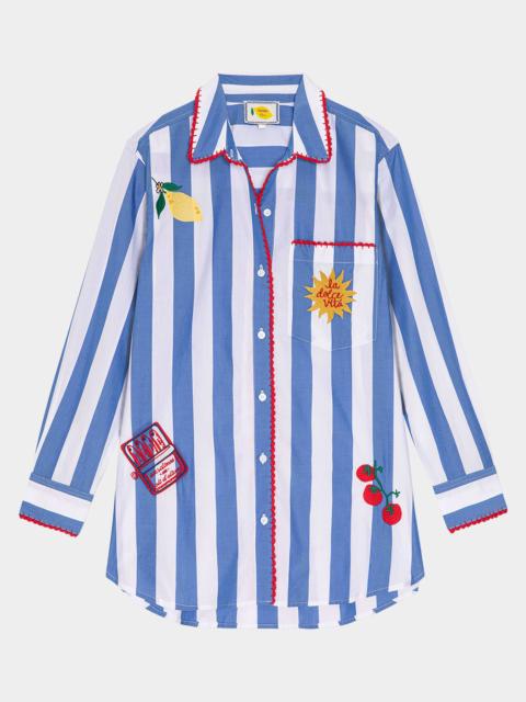 Rails x Giadzy Elsa Embroidered Dolce Vita Shirt
