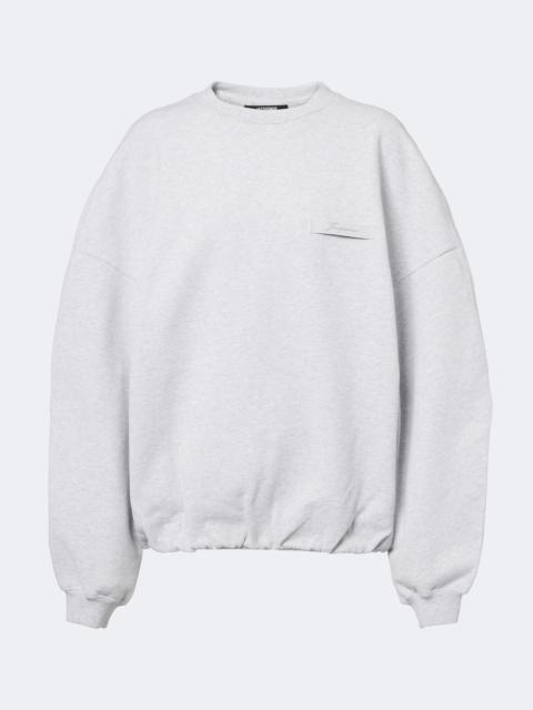 JACQUEMUS Ruban cotton jersey sweatshirt