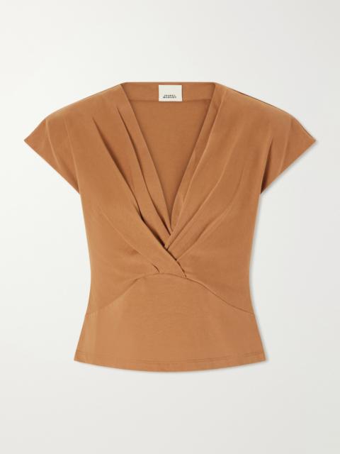 Isabel Marant Nadrine Cotton-jersey T-shirt
