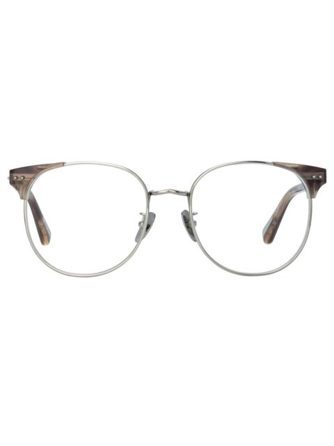 SPENCE OVAL OPTICAL FRAME IN GREY HORN