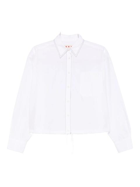 Marni Marni Cropped Long-sleeve Shirt