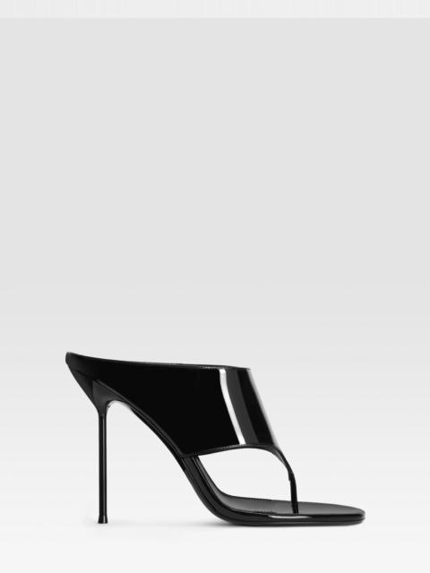 PARIS TEXAS Patent leather thong mule