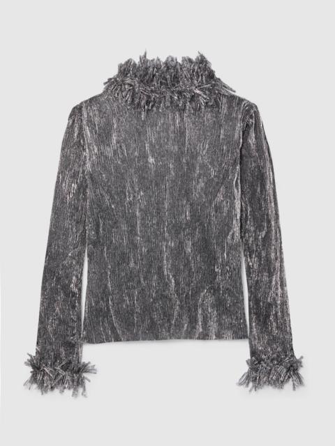 LIBEROWE SILVER PLISSE TOP