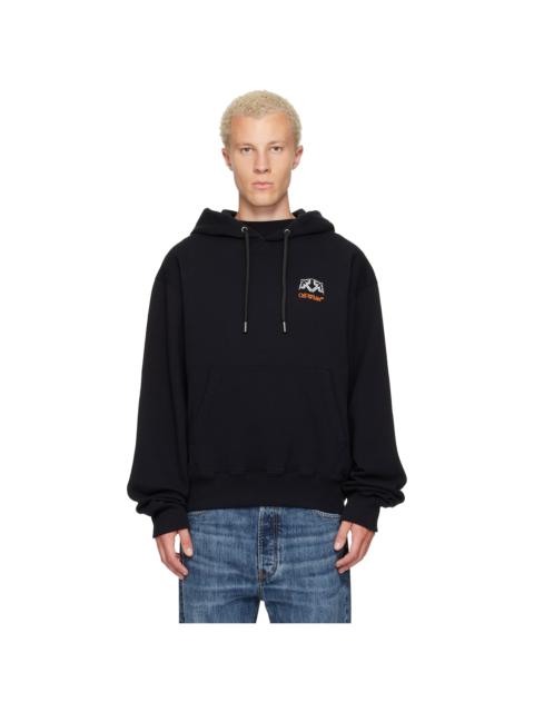Off-White Black Off Line Regular Hoodie