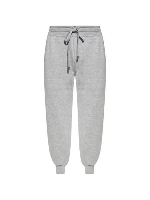 logo-patch track pants