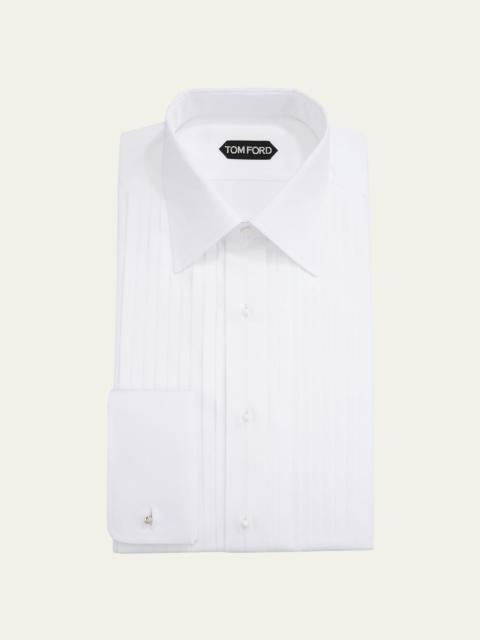 TOM FORD Men's Plisse Formal Dress Shirt