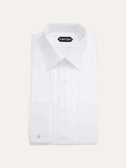 Men's Plisse Formal Dress Shirt