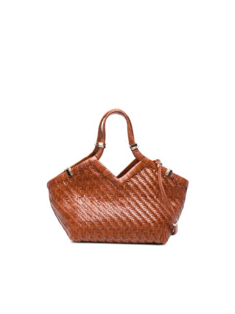 BENEDETTA BRUZZICHES woven leather tote bag