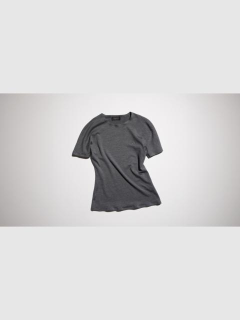 GUCCI Silk jersey T-shirt with embroidery