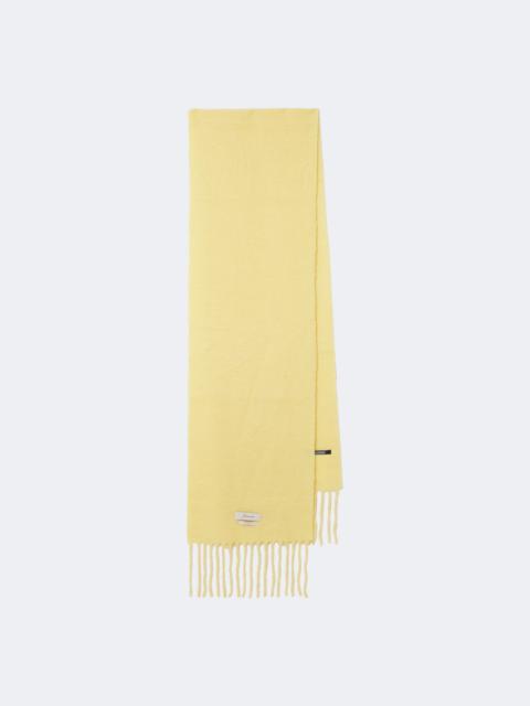 JACQUEMUS Carro alpaca, mohair, and wool-blend scarf