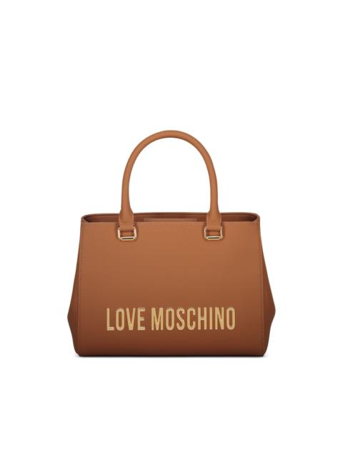 Moschino logo detail tote bag