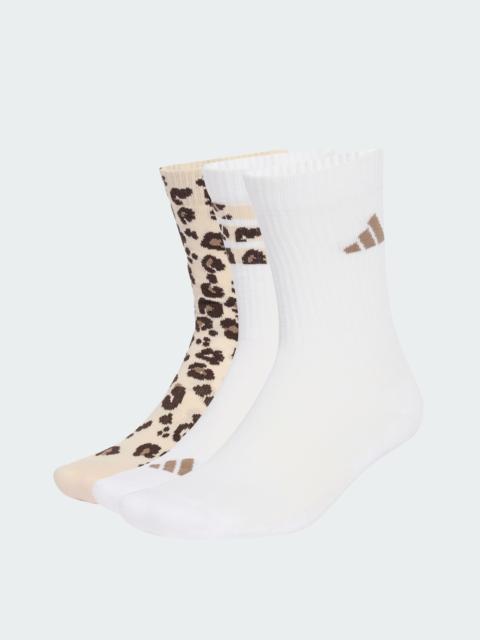 adidas Leo Graphic Socks 3 Pair Pack