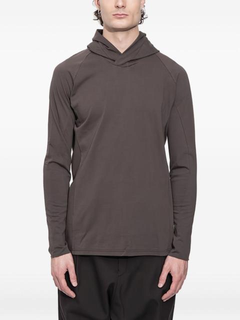 Devoa long-sleeve cotton hoodie