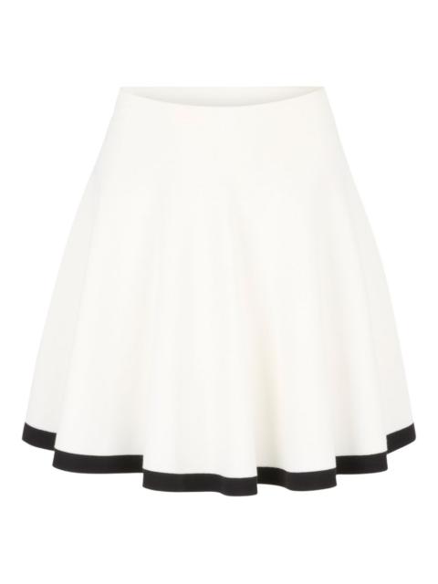 NINA RICCI knit skater mini skirt
