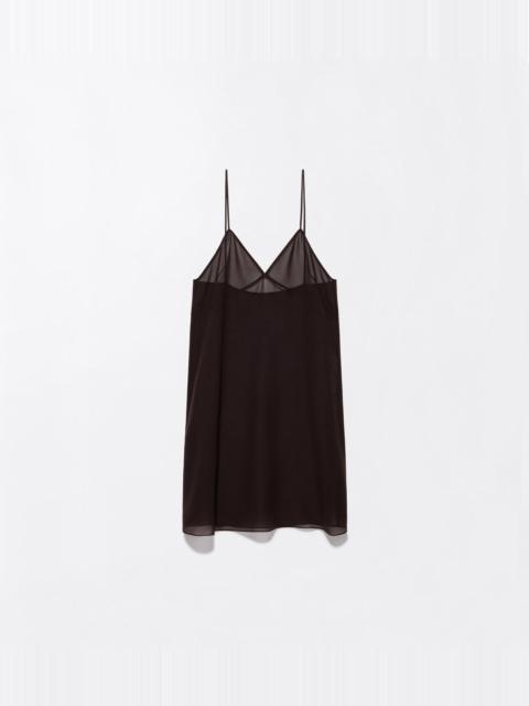 TOM FORD STRETCH GEORGETTE COCKTAIL SLIP DRESS