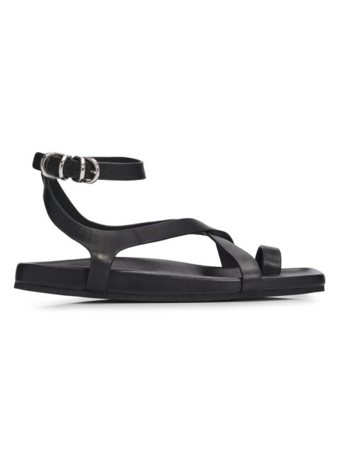 rag & bone Women's Rue Leather Sandals - Black