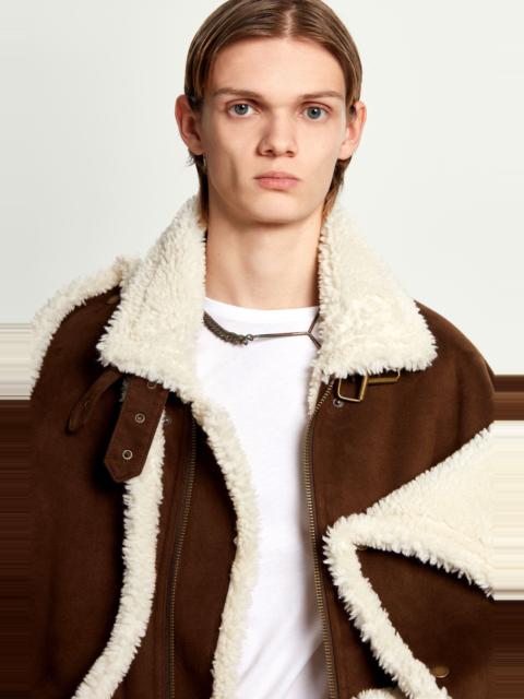 Y/Project Snap Panel Shearling Jacket