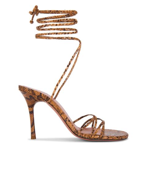 Amina Muaddi Lori 95 Lace Up Sandal
