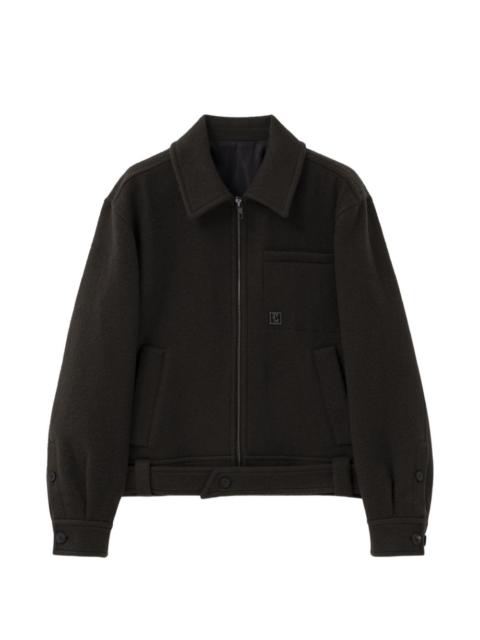 Wooyoungmi logo belt jacket