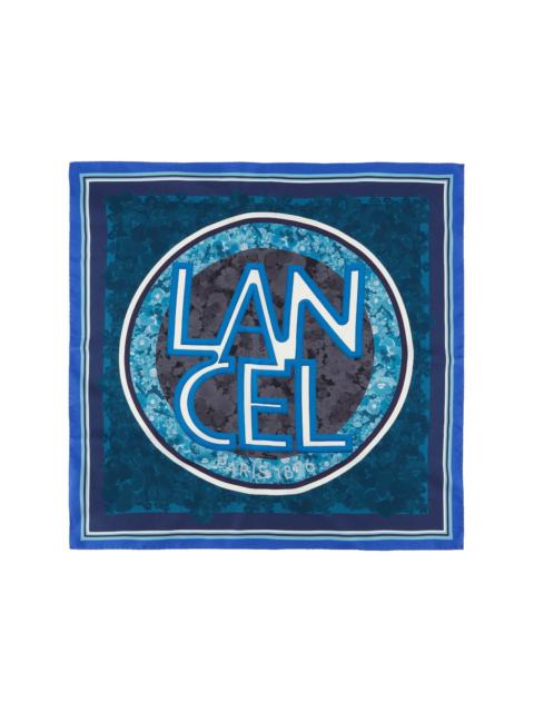 LANCEL Roxane logo-print silk scarf