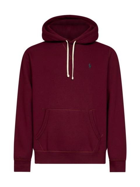 Polo Ralph Lauren Classic wine cotton blend hoodie