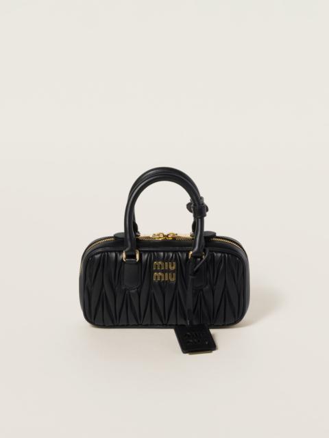 Miu Miu Arcadie matelassé nappa leather mini-bag