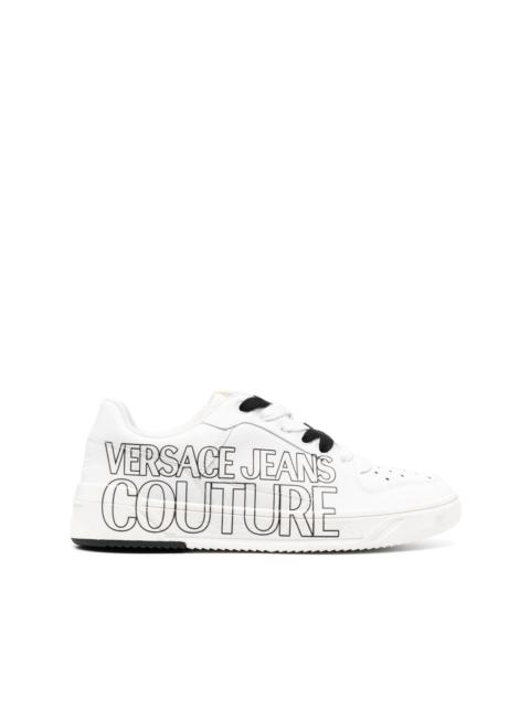 VERSACE JEANS COUTURE Starlight low-top leather sneakers
