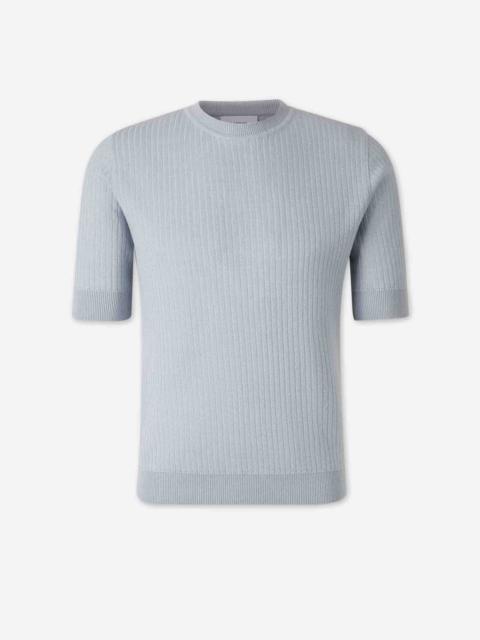 LARDINI LINEN KNIT T-SHIRT