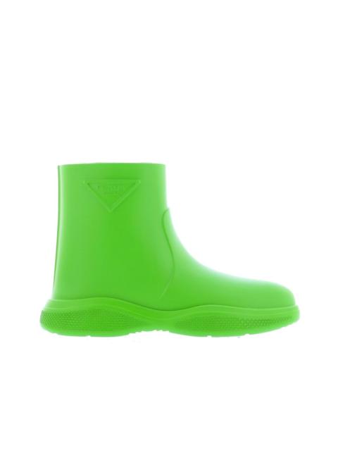 Prada Prada Rubber Rain Boot — Green