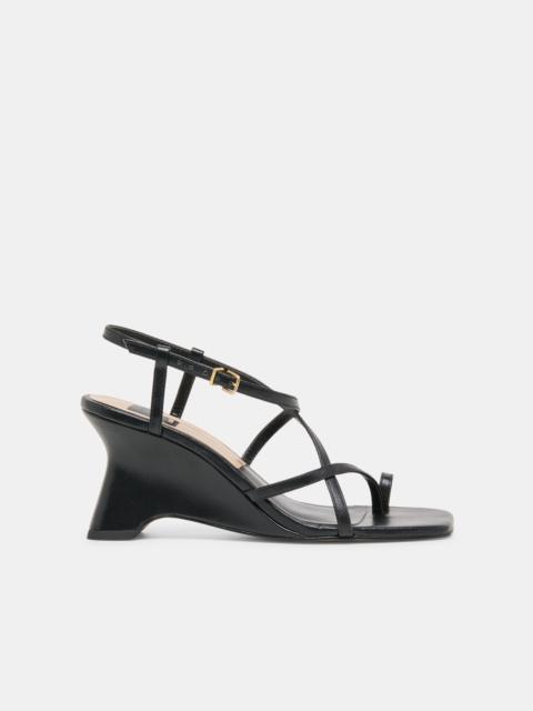 dolce vita AYLEE WEDGES BLACK LEATHER