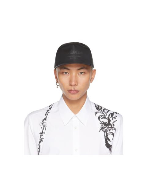 Alexander McQueen 검정 Graffiti 모자