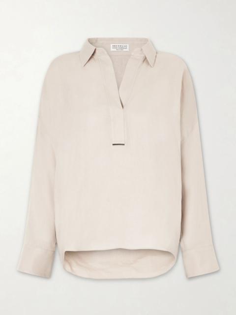 Brunello Cucinelli Linen blouse Beige