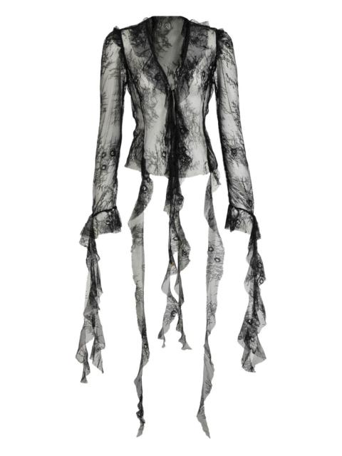 BANANHOT Alana ruffled shirt