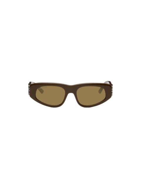 Brown  Dynasty D-Frame Sunglasses