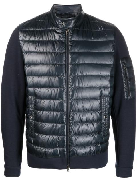 Herno padded-panel zipped jacket