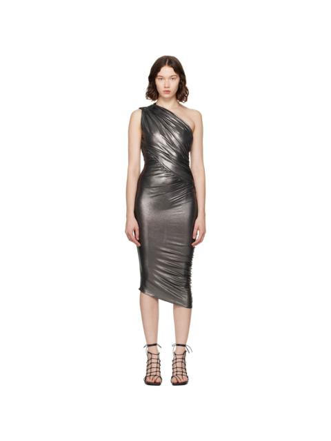 Rick Owens Lilies Silver Amira Minidress