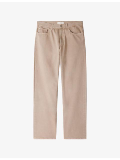 Sandro Overdyed Baggy-Fit Denim Jeans