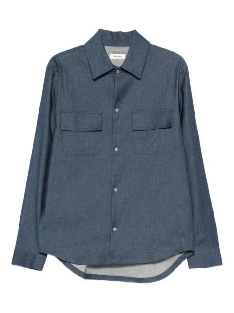 Sandro pocket long-sleeve shirt