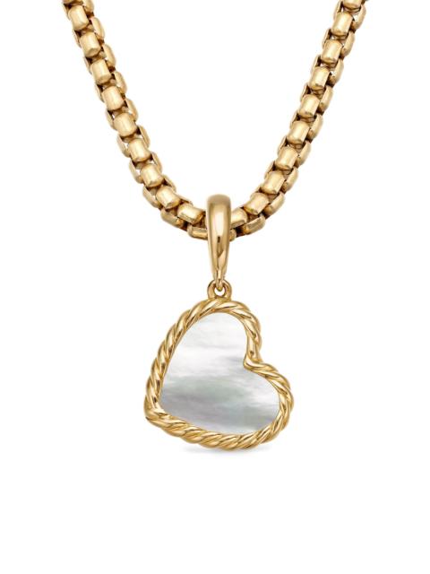 DAVID YURMAN Women's DY Elements Heart Amulet in 18K Yellow Gold - Mother Of Pearl