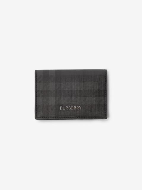 Burberry City Check Bifold Card Case
