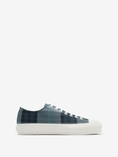 Burberry Check Nylon Blend Sneakers